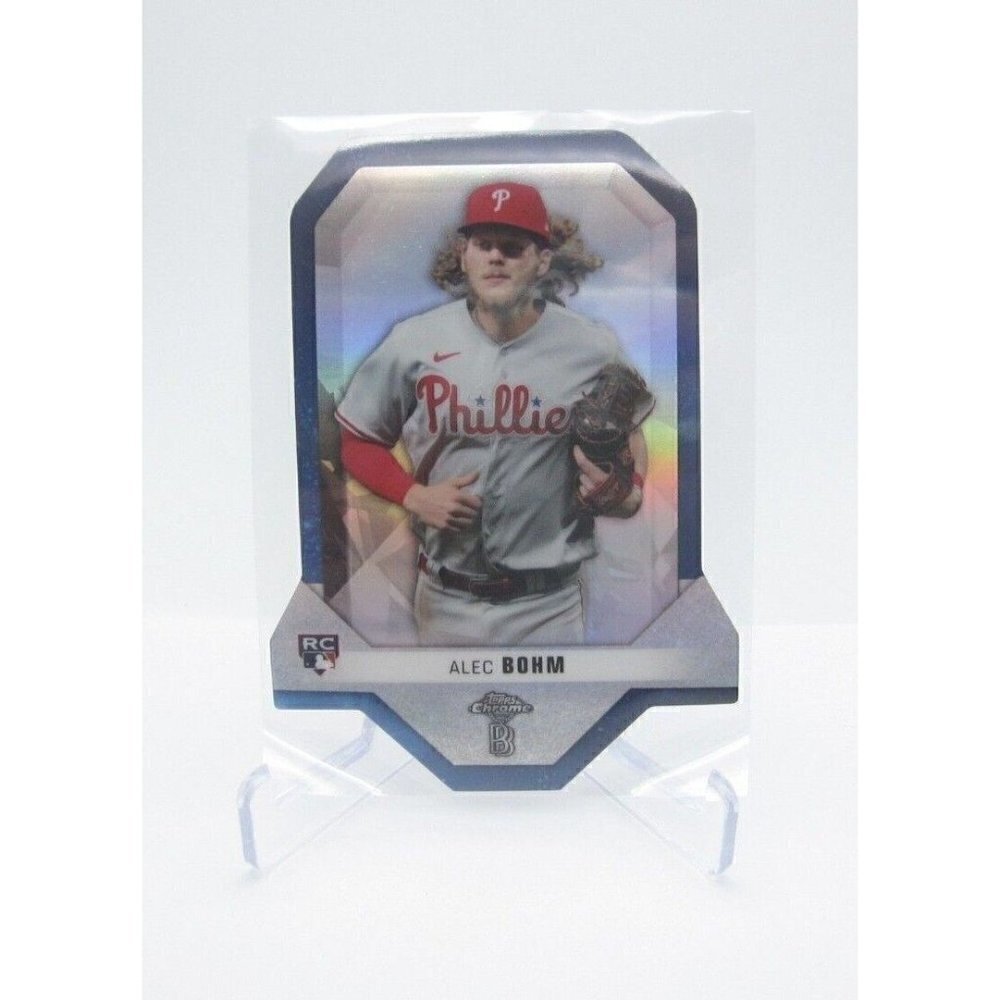2021 Topps Ben Baller Alec Bohm Die Cut Rookie BD-12 Refractor Card (A19)